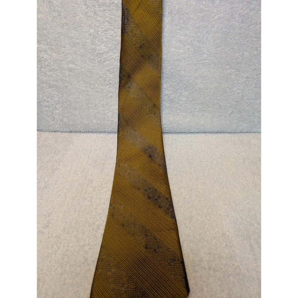 Vintage Rhodia‎ France Tie Gold stripe